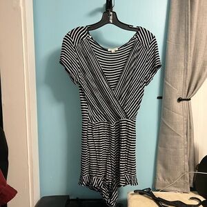 Rolla Coster Striped black and White Top